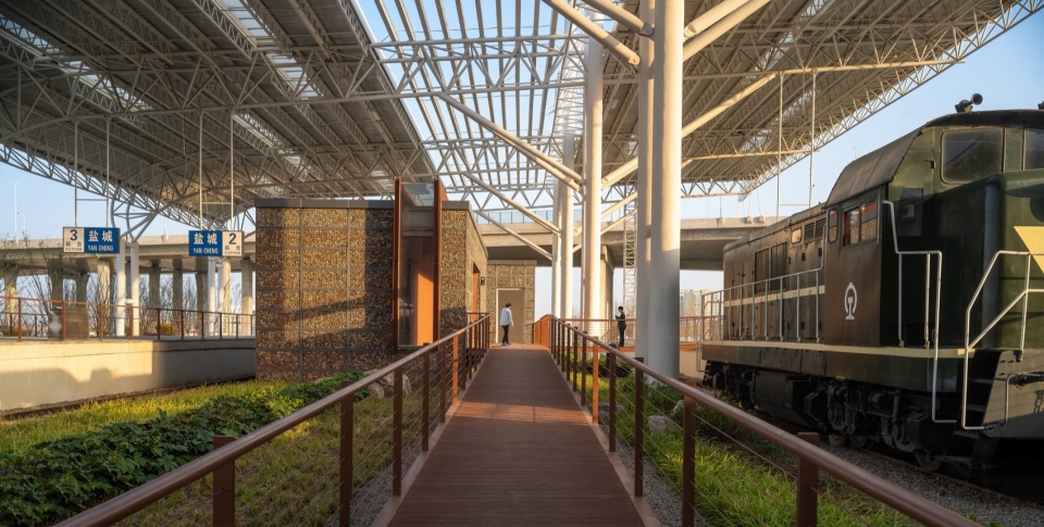 China Yellow Sea Wetlands Museum Railway Park by DuShe Architectural Design Co Ltd Shanghai