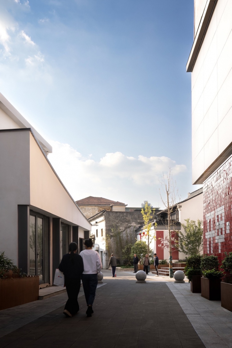 bank street kaijia area renewal design by parallect design