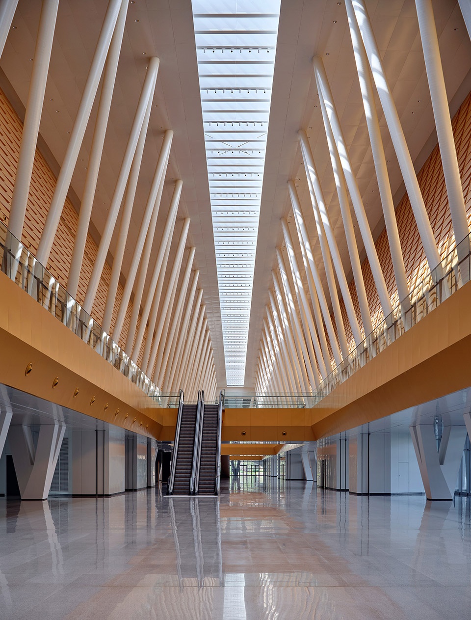 yellow river delta agricultural product trading service center by uad