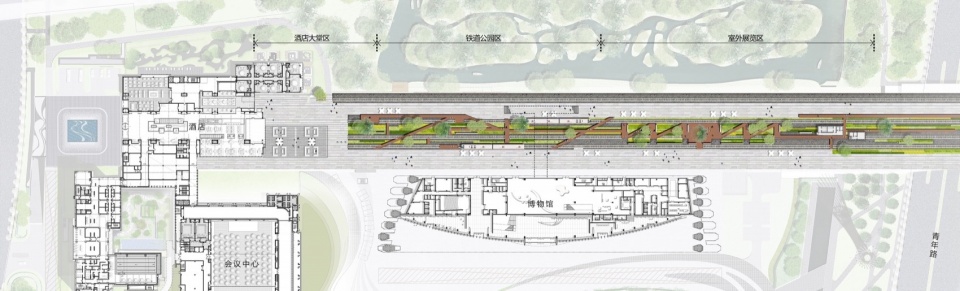 China Yellow Sea Wetlands Museum Railway Park by DuShe Architectural Design Co Ltd Shanghai