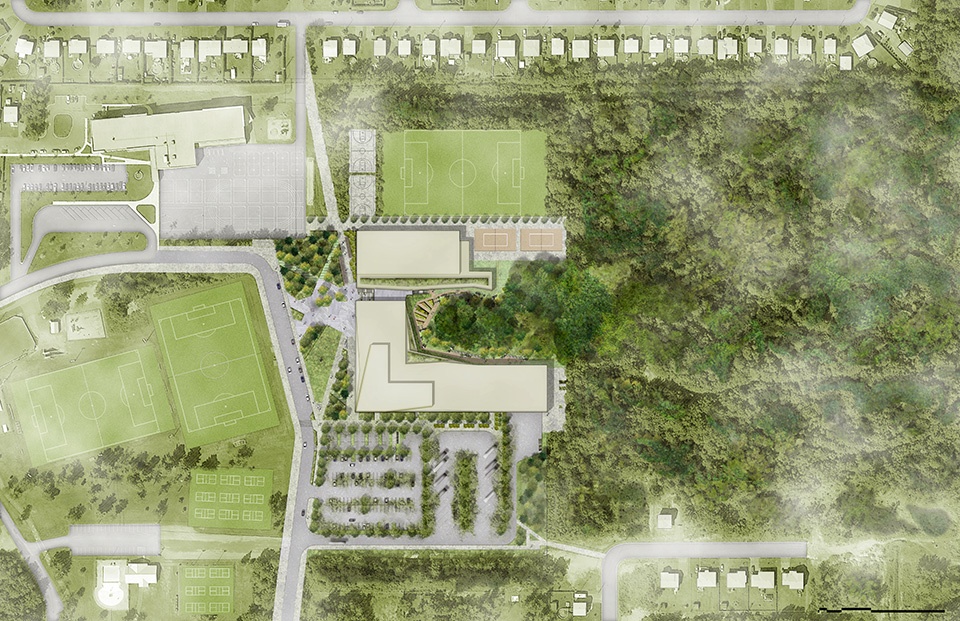 ecole secondaire du bosquet by msdl architectes