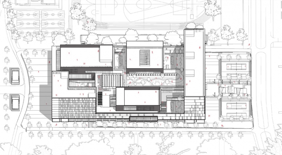 Taiyuan Normal University Teacher Education Training Center by Architectural Design Research Institute of SCUT Taozhi Studio