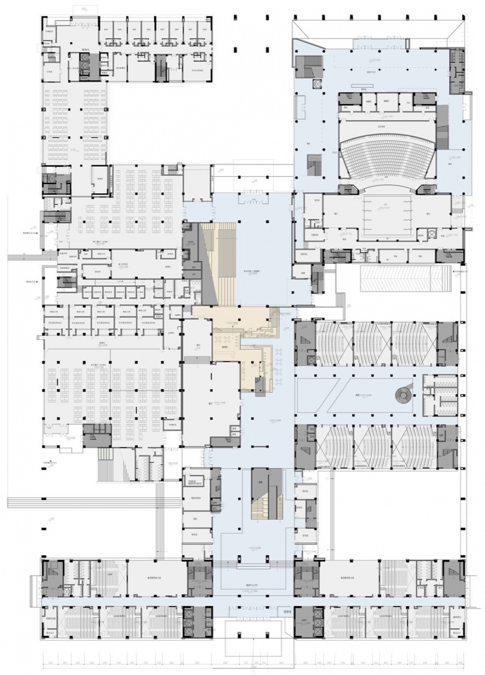 Taiyuan Normal University Teacher Education Training Center by Architectural Design Research Institute of SCUT Taozhi Studio