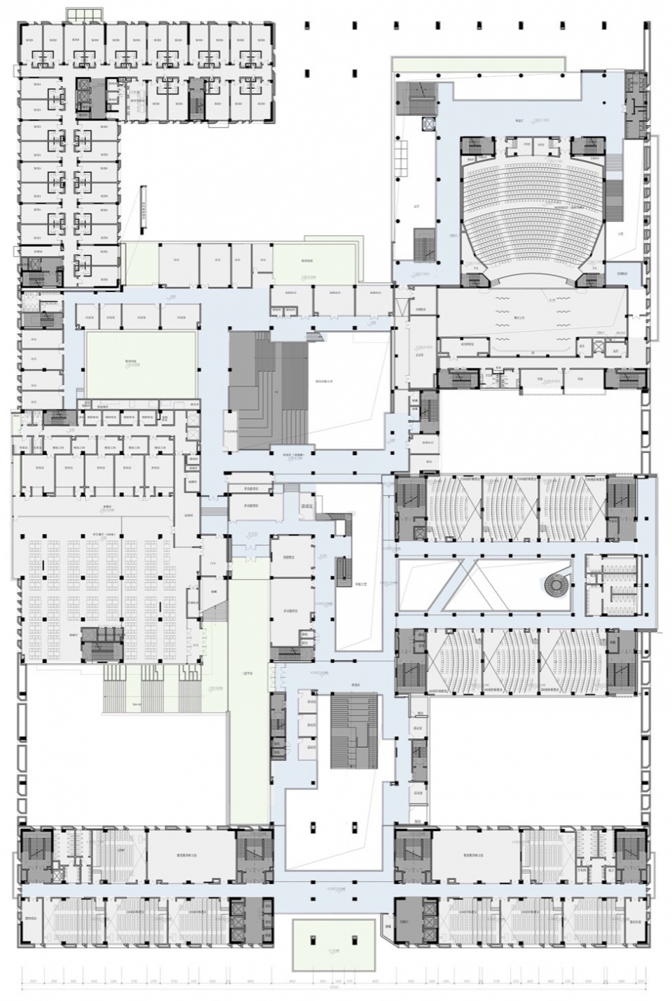 Taiyuan Normal University Teacher Education Training Center by Architectural Design Research Institute of SCUT Taozhi Studio
