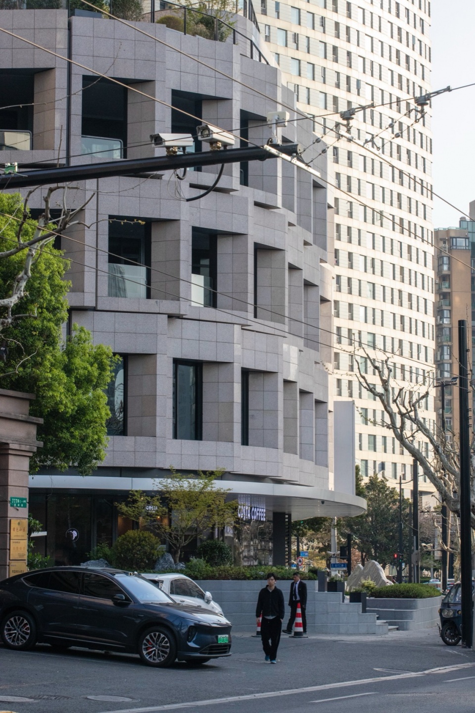the North Building of Modern Architectural Design Building