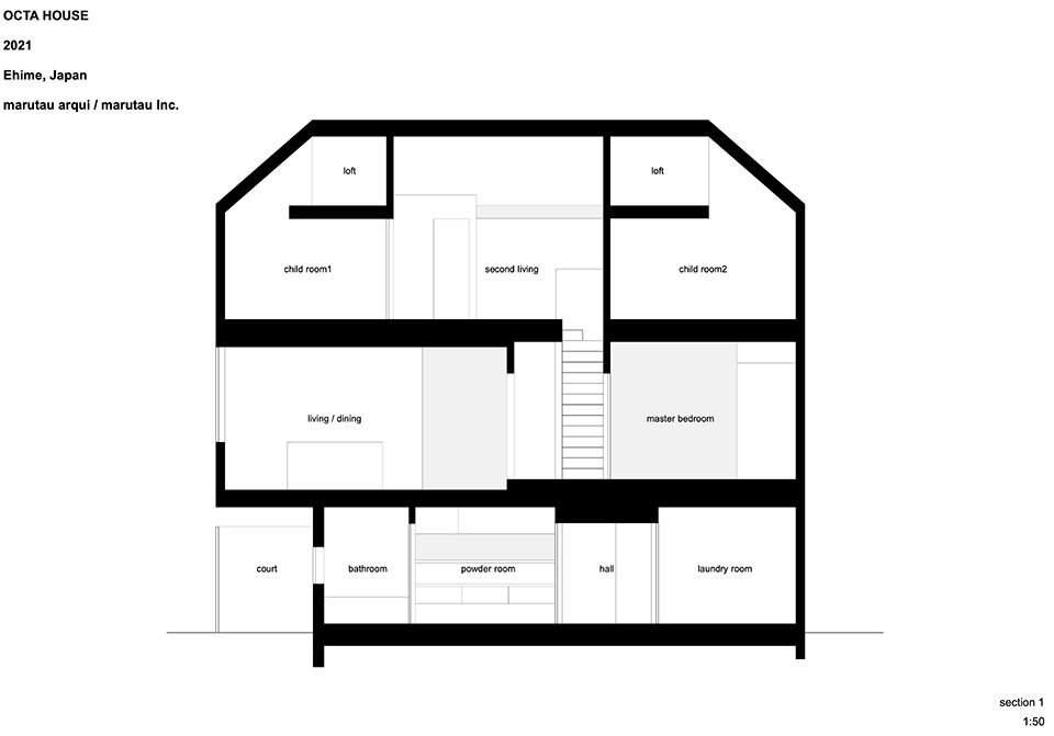 octa house by yoko okegawa