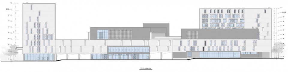 Taiyuan Normal University Teacher Education Training Center by Architectural Design Research Institute of SCUT Taozhi Studio