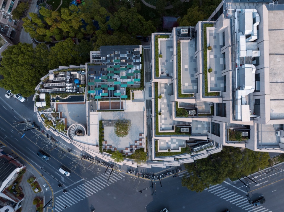 the North Building of Modern Architectural Design Building