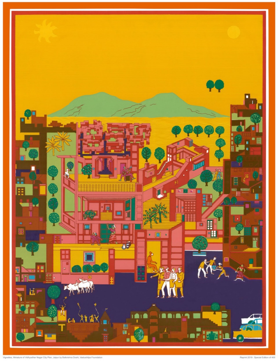 . Balkrishna Doshi Vidhyadhar Nagar Vignette 1985. © Vastu Shilpa Foundation Studio Sangath 拷贝