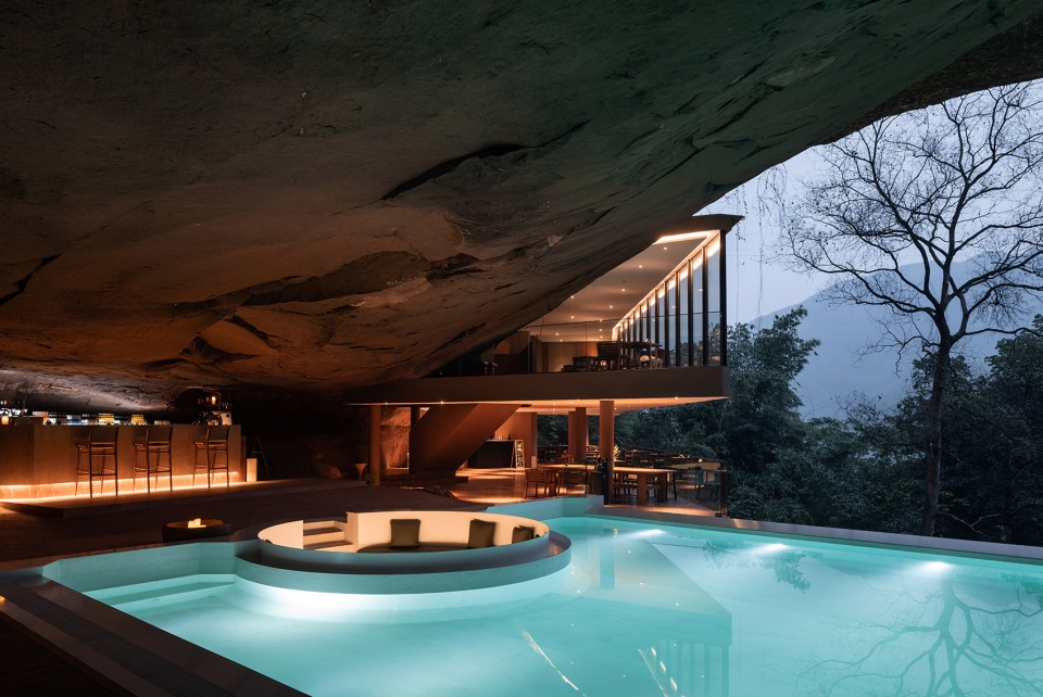 shanlu cave hotel by poetic design office of sp space