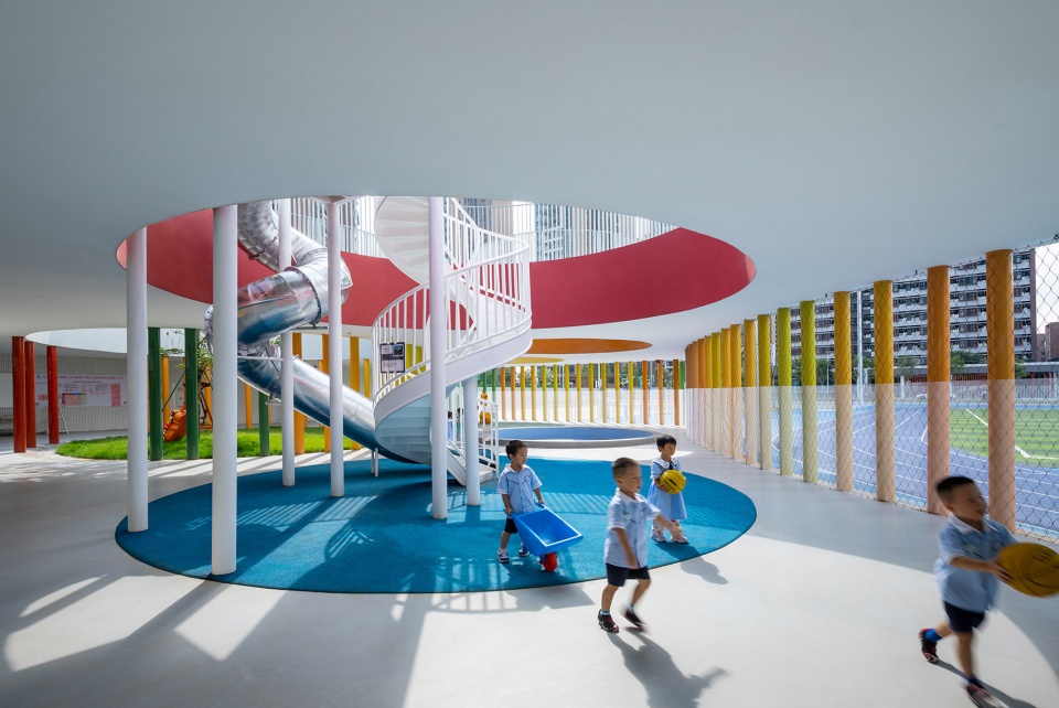the f6 primary school and kindergarten of the guangzhou scut by scutad