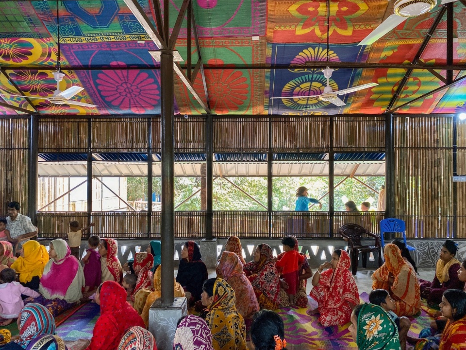 . Rizvi Hassan Hindupara Community Centre Rohingya completed in 2019. Courtesy Rizvi Hassan