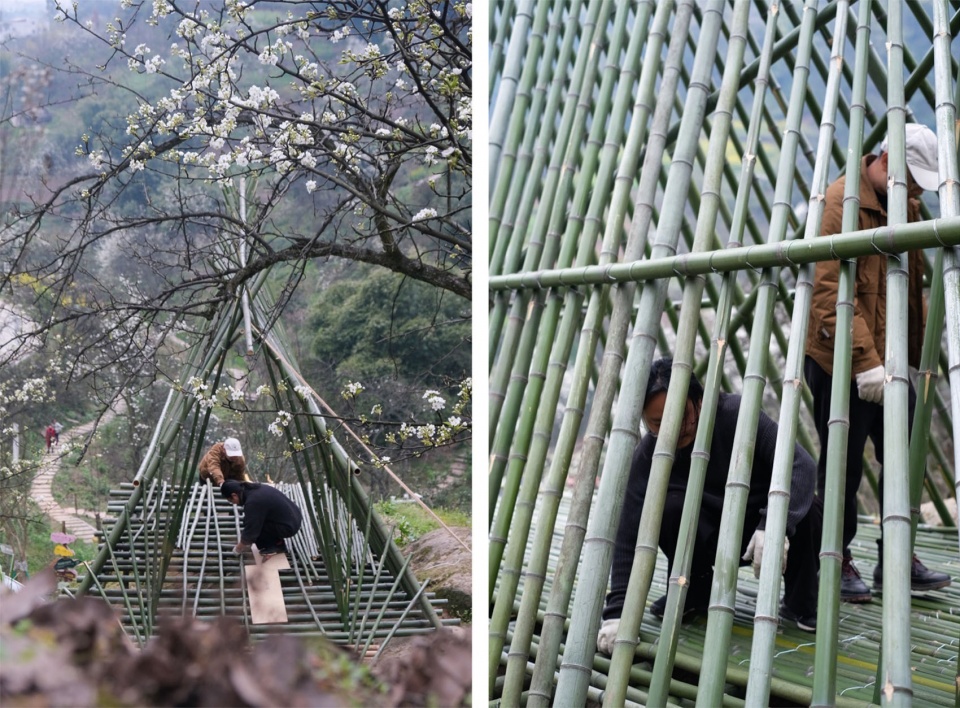 铺地板 ©小隐建筑 Petal Pavilion 拷贝