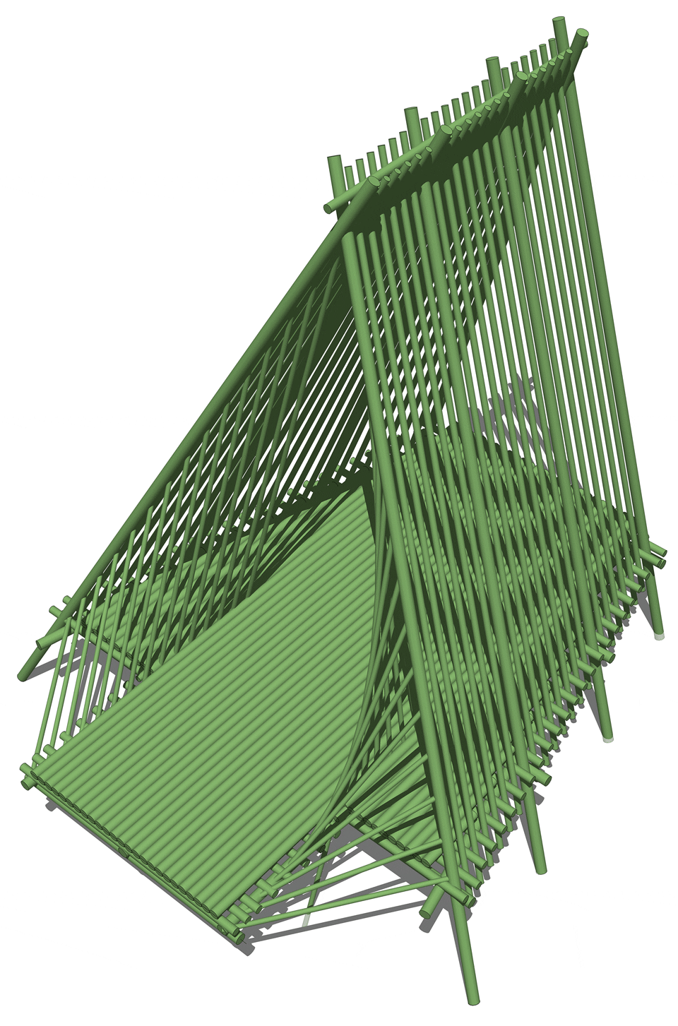 搭建过程示意图©小隐建筑