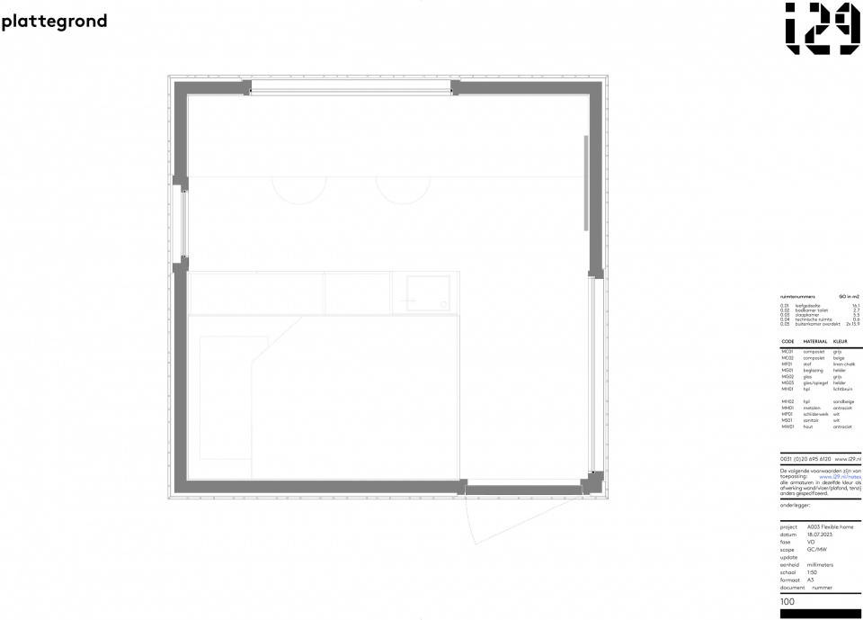 Capsula Writers Blockhut plan