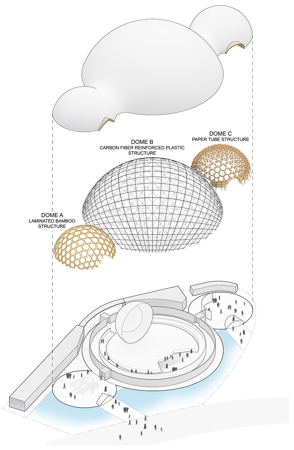 blue ocean dome by shigeru ban architects
