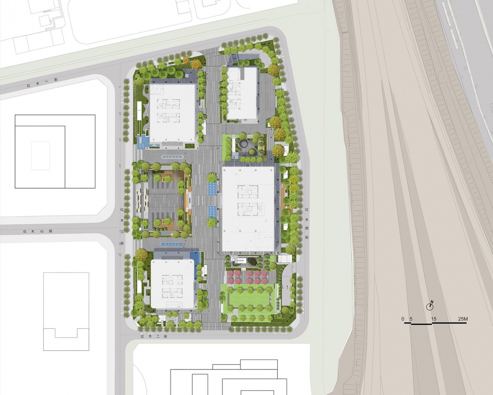 shenzhen longhua design headquarters landscape by elandscript sutpc