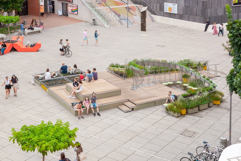 urban green island by openfields