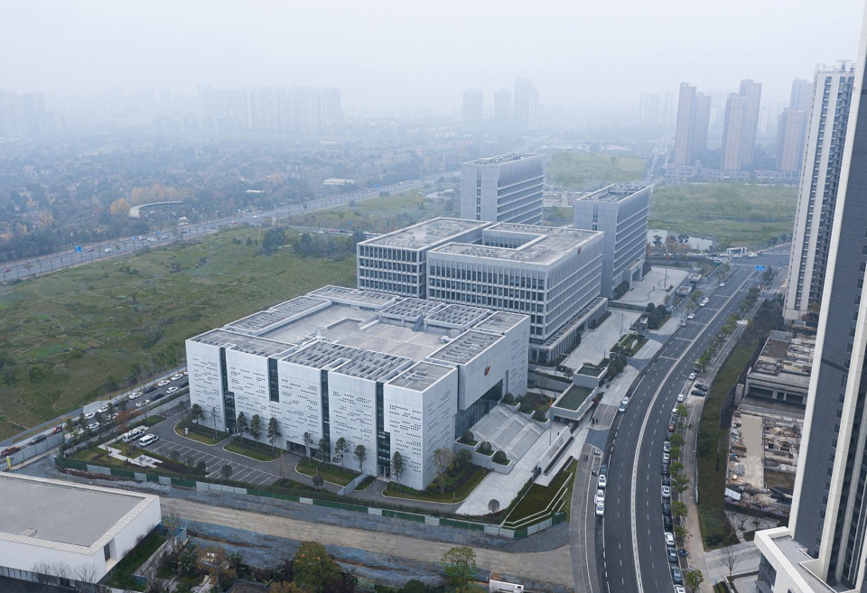 tianfu new area courthouse by cswadi