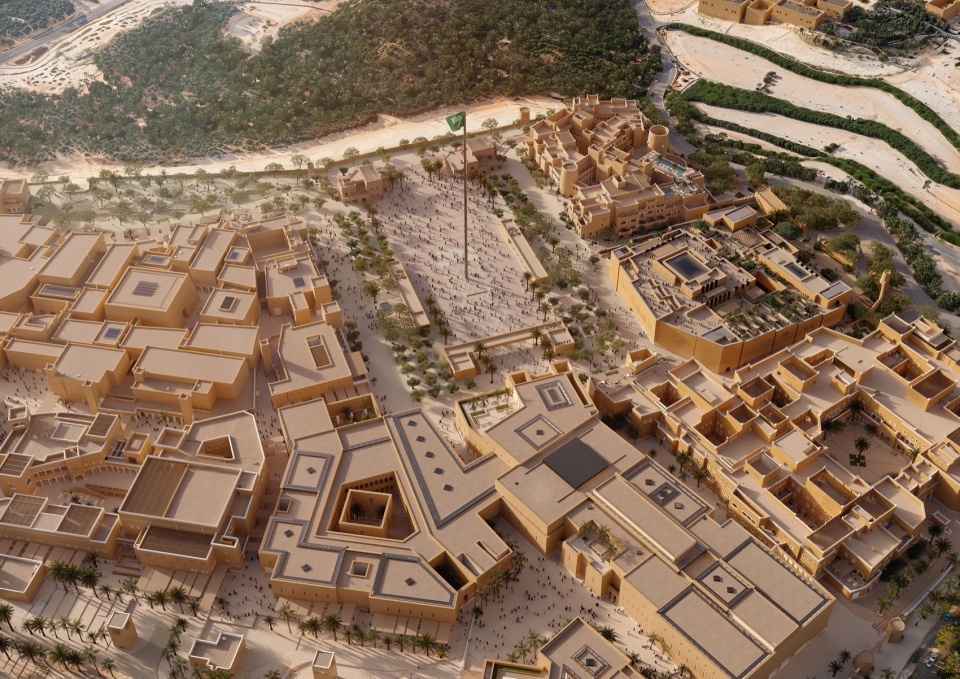 Asaan the Misk Heritage Museum in Diriyah – construction has now begun by Zaha Hadid Architects