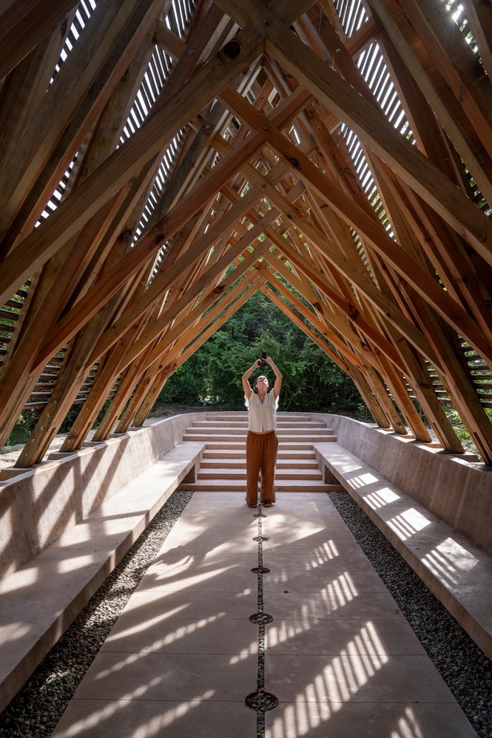Orchid Pavilion for Casa Wabi by CCA Bernardo Quinzanos