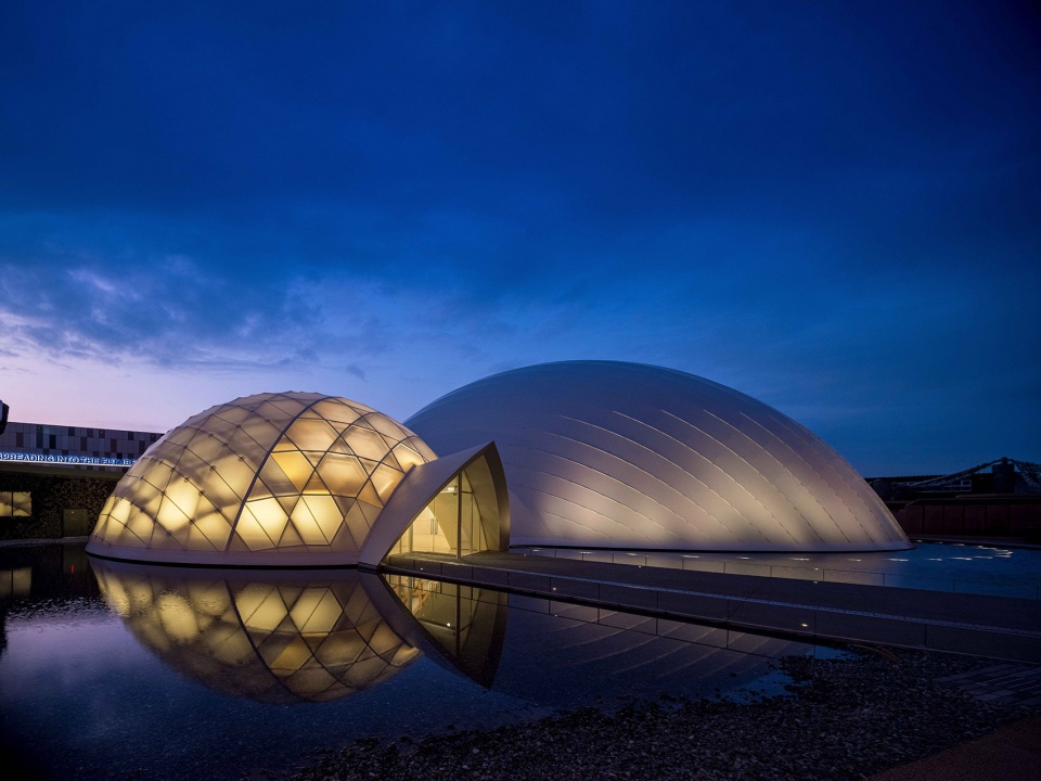 blue ocean dome by shigeru ban architects