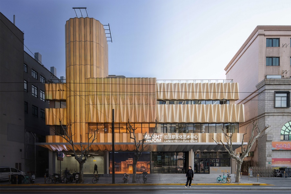 lafayette culture center renovation by they architects