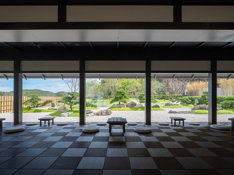 sanya aranya courtyard of ninefold mountains by yoshiki toda landscape