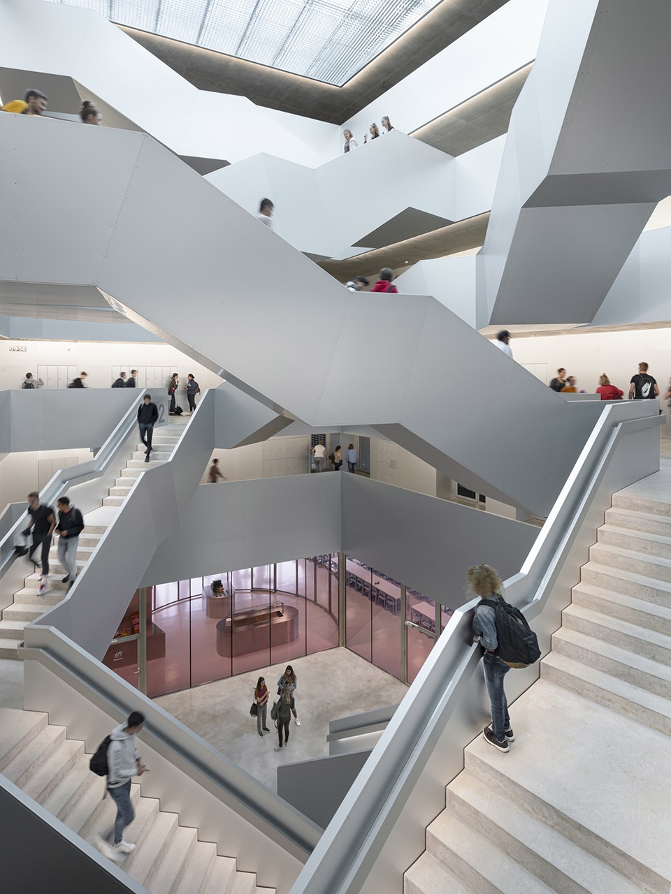 sierre business and general education school by bonnard woeffray architectes