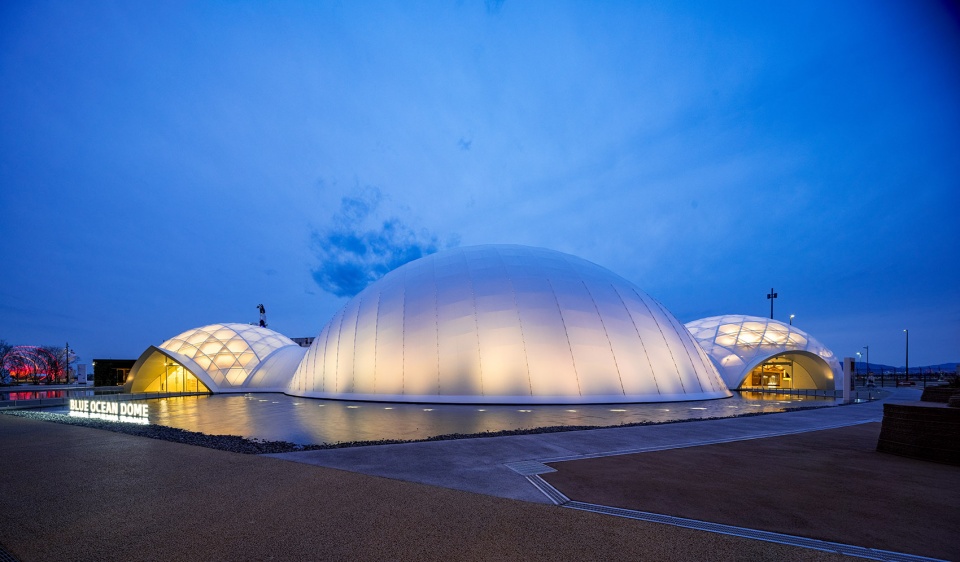 blue ocean dome by shigeru ban architects
