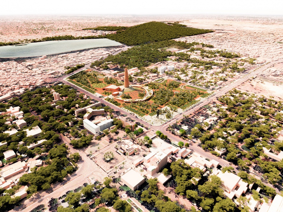 thomas sankara mausoleum by kere architecture