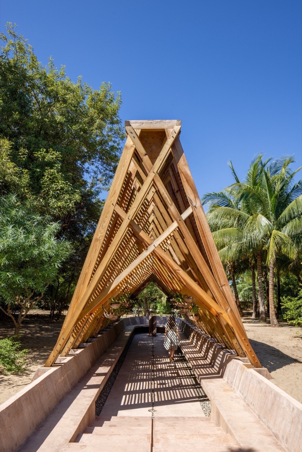 Orchid Pavilion for Casa Wabi by CCA Bernardo Quinzanos
