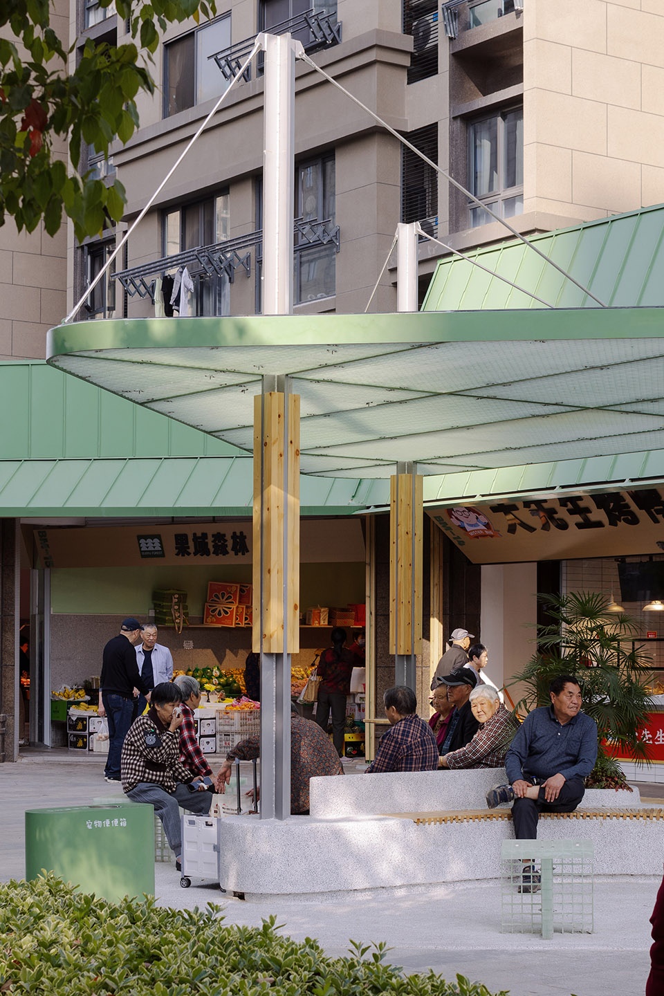 breeze market by displacement architectural design