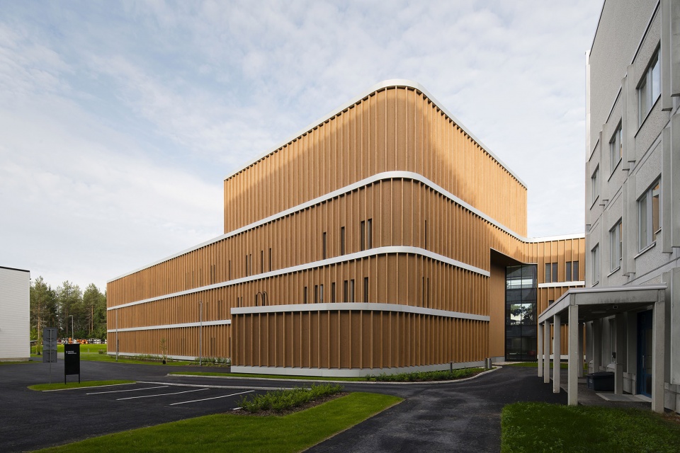 lapland central hospital extension by verstas architects