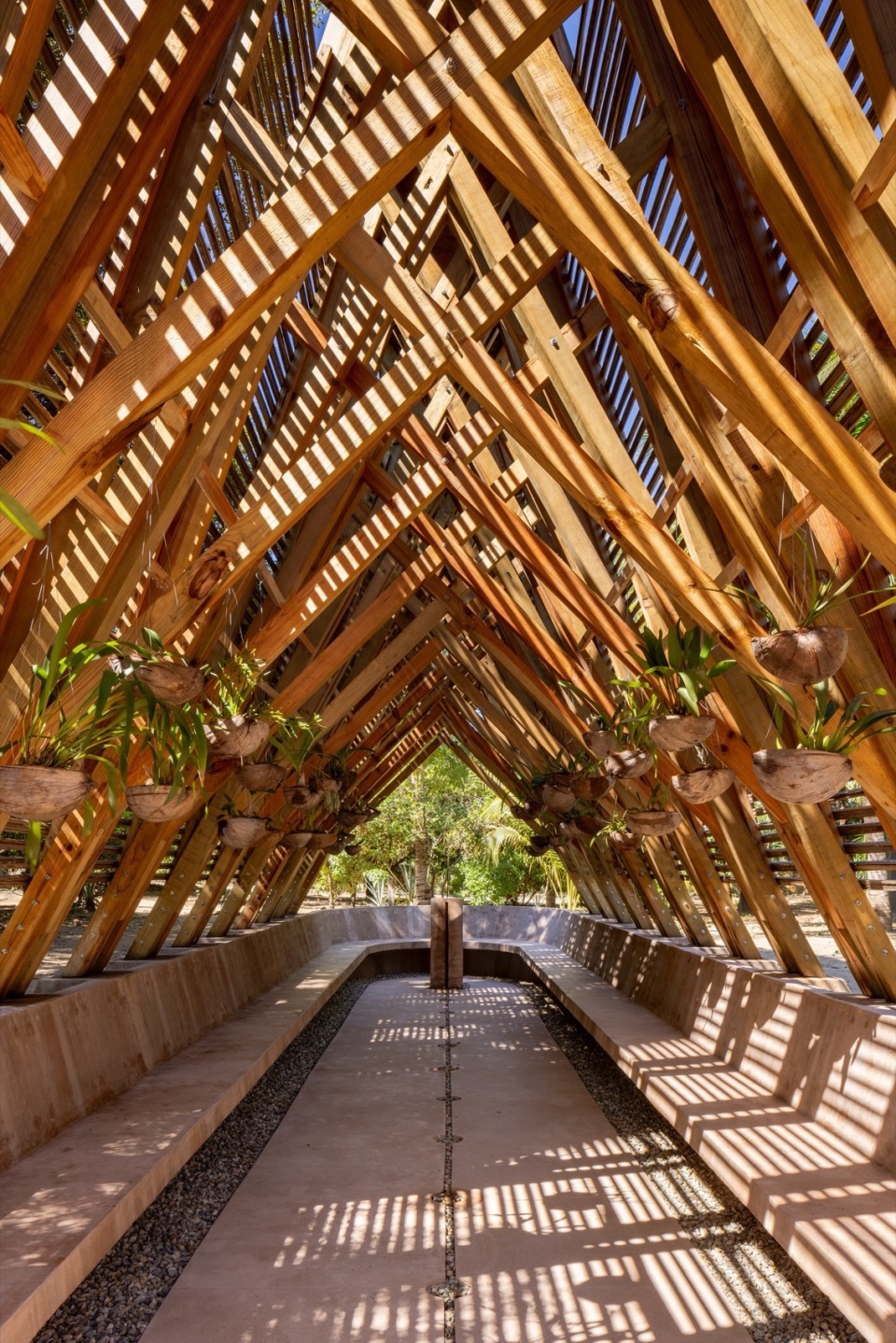Orchid Pavilion for Casa Wabi by CCA Bernardo Quinzanos