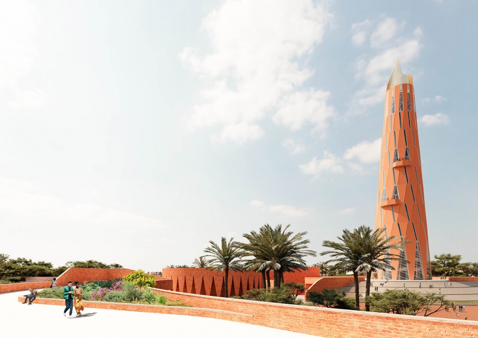 thomas sankara mausoleum by kere architecture