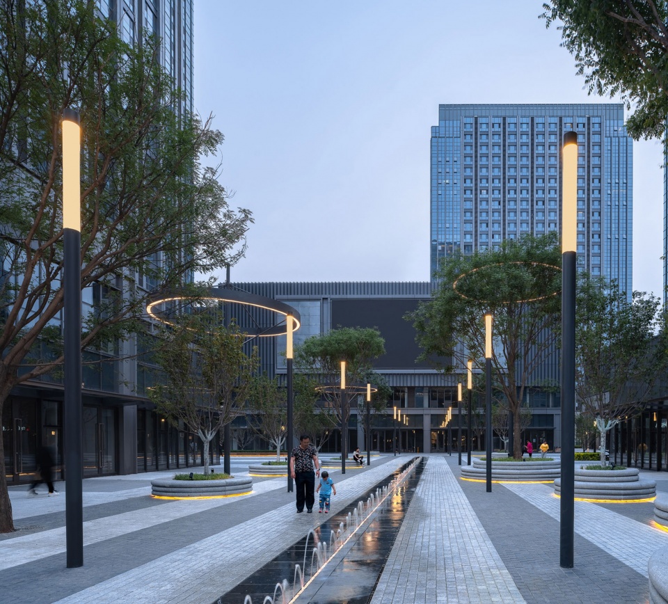 rongchuang office tower plaza by ballistic architecture machine bam