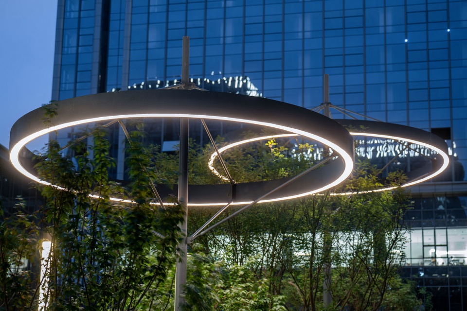 rongchuang office tower plaza by ballistic architecture machine bam