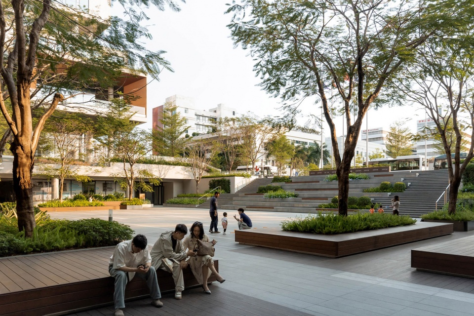 shenzhen longhua design headquarters landscape by elandscript sutpc