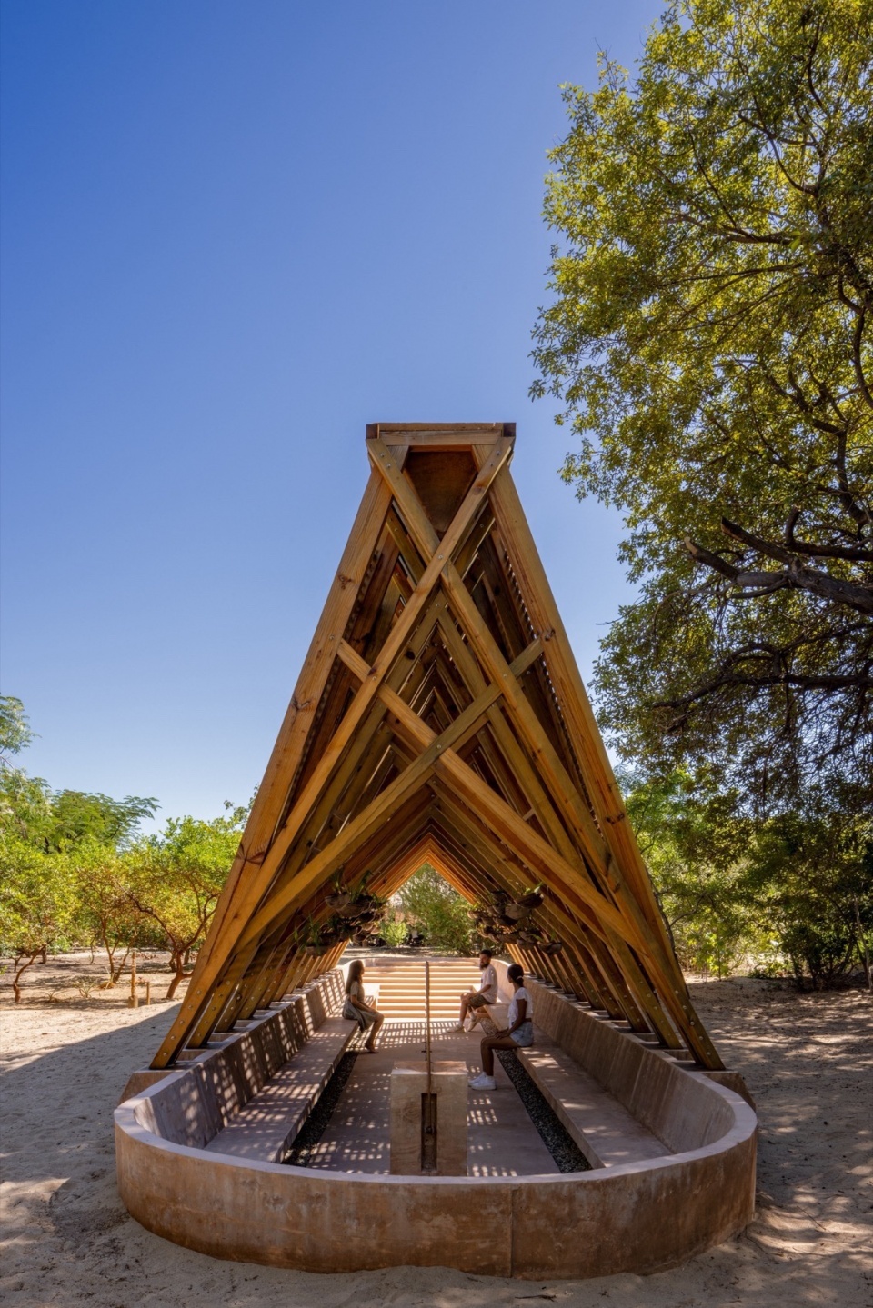 Orchid Pavilion for Casa Wabi by CCA Bernardo Quinzanos