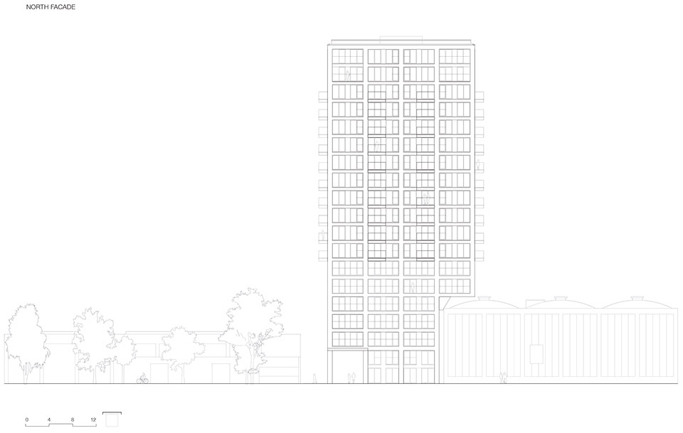 fresh residential tower by kaan architecten