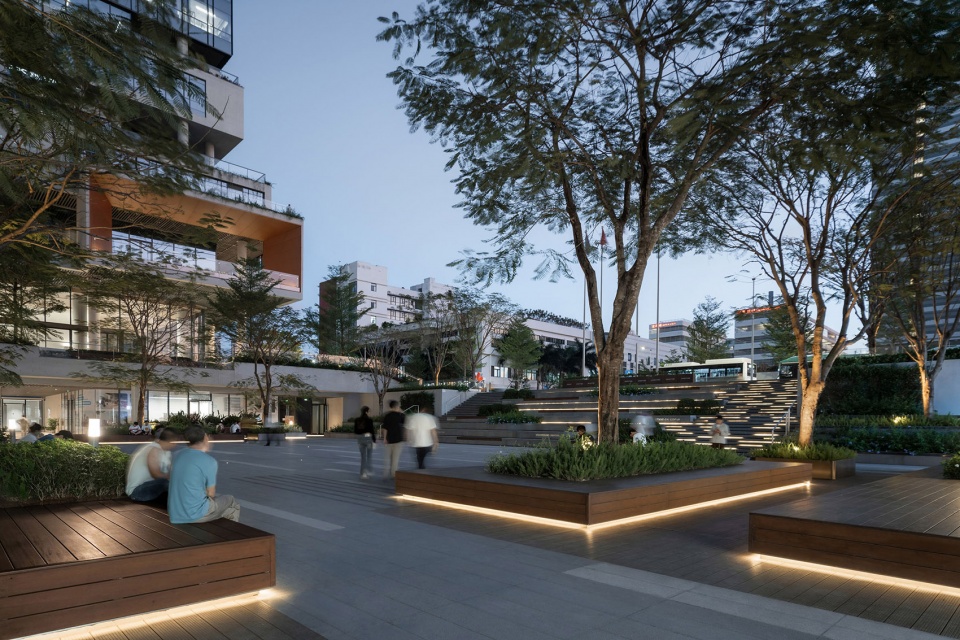 shenzhen longhua design headquarters landscape by elandscript sutpc