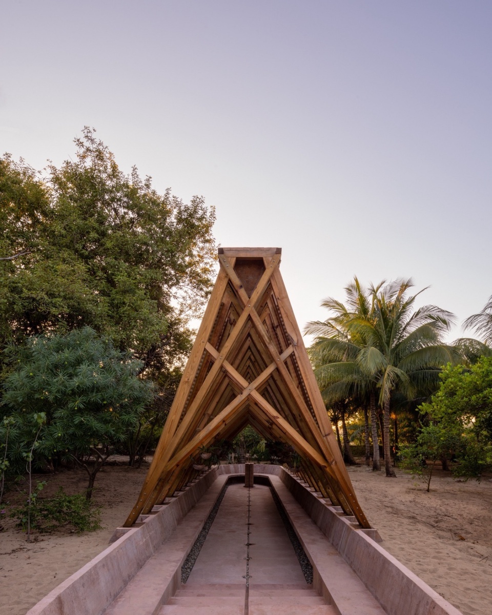 Orchid Pavilion for Casa Wabi by CCA Bernardo Quinzanos