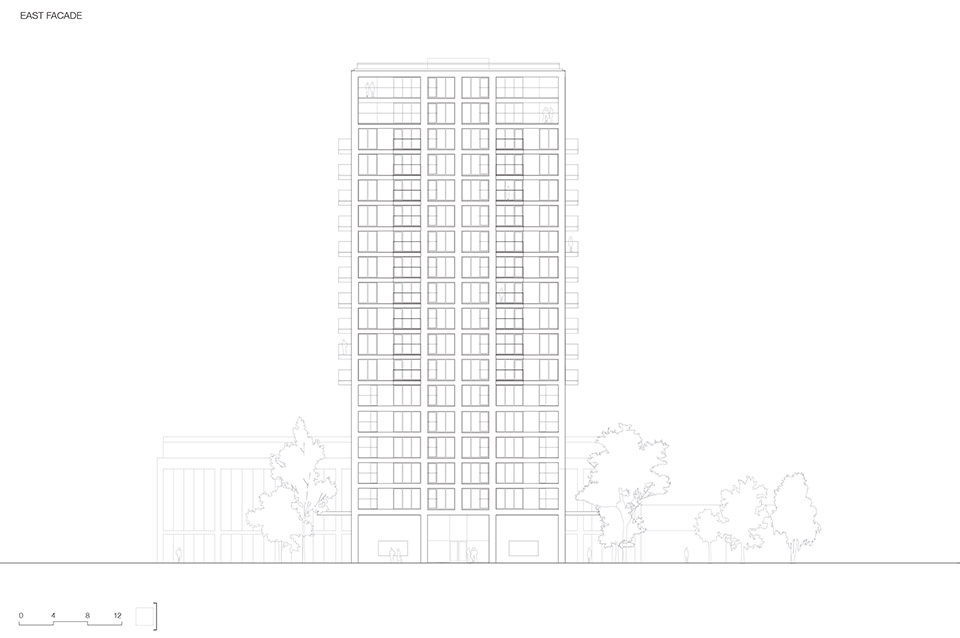 fresh residential tower by kaan architecten