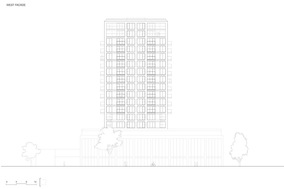 fresh residential tower by kaan architecten