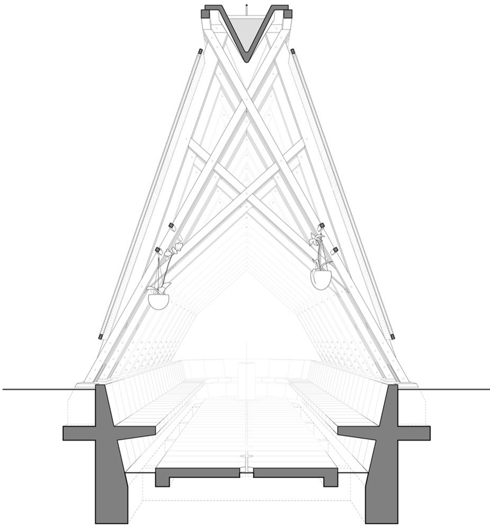 Orchid Pavilion for Casa Wabi by CCA Bernardo Quinzanos