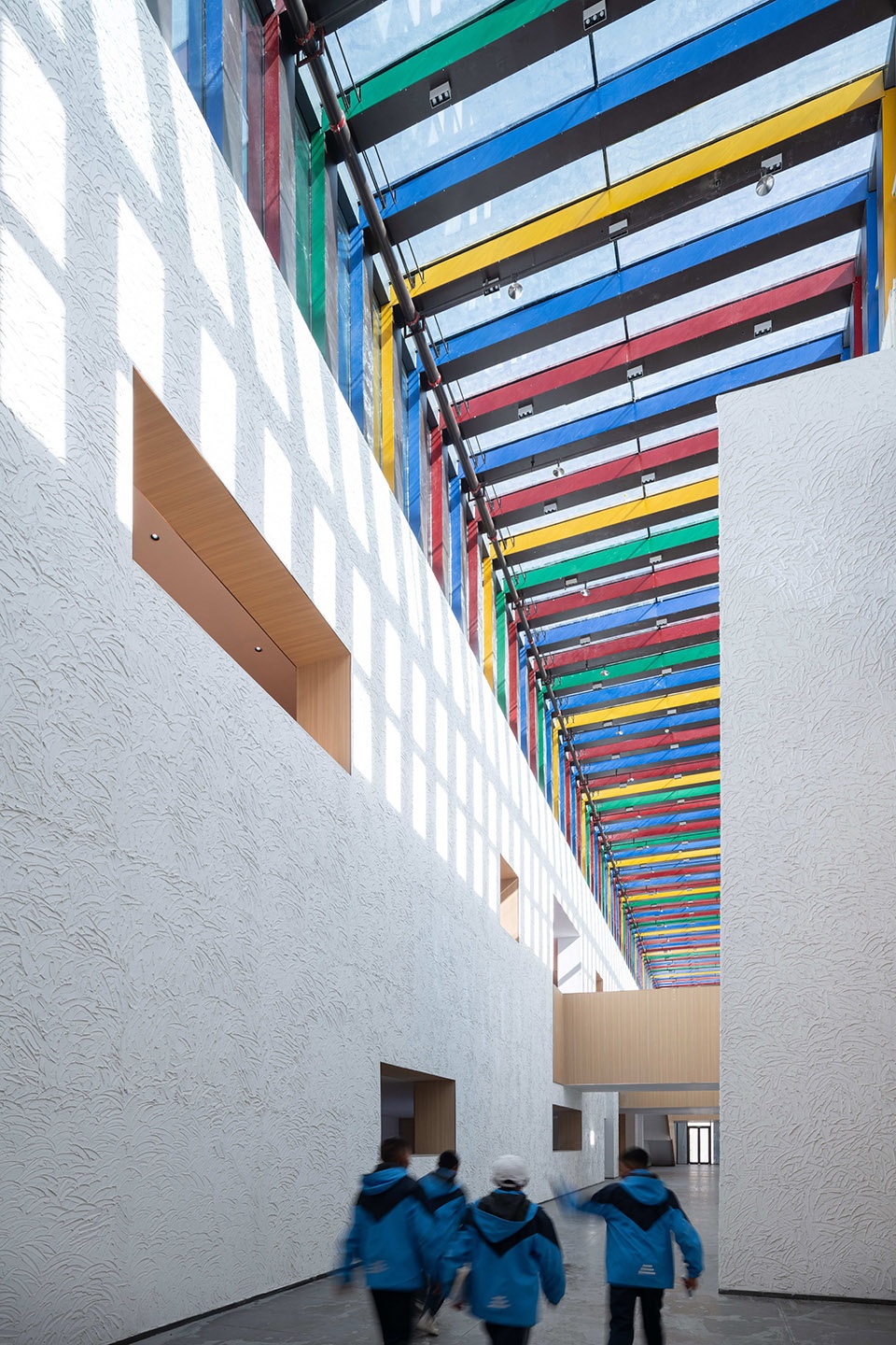 the multifunctional art center of lhozhag county middle school by shenzhen huahui design