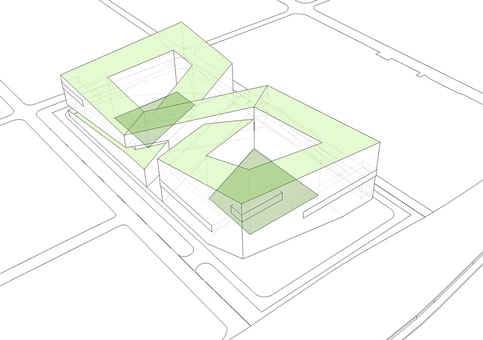 the qingdao inspur big data center by biad malong architects