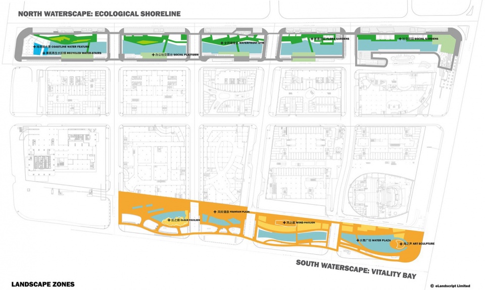 Public Water Pool Renovation in Shenzhen Nanshan Commercial and Cultural Center District by eLandscript Studio gyf