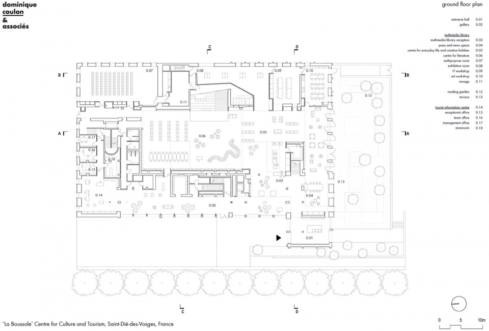 La Boussole Centre for Culture and Tourism by Dominique Coulon and Associes